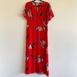 💙 2/15 a new day Floral Maxi Dress